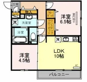 チアフル【1階】の間取り