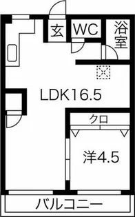 万長ビル【4階】の間取り