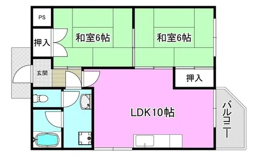 田中マンション【1階】の間取り