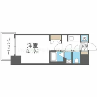 S-RESIDENCE大和田aline【9階】の間取り