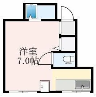 大阪府富田林市本町【アパート】の間取り