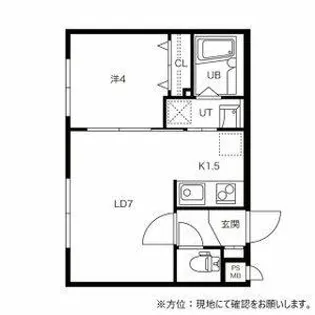 パリスガーデン山の手【3階】の間取り