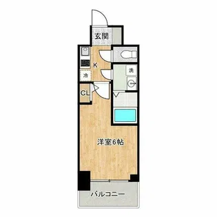 エスリードレジデンス大阪天王寺【12階】の間取り