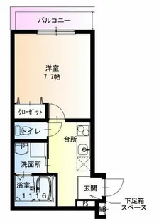 大阪府大東市野崎1丁目【アパート】の間取り