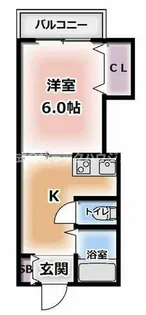 大和田ハイツ【3階】の間取り