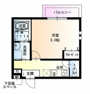 大阪府大東市野崎1丁目【アパート】の間取り