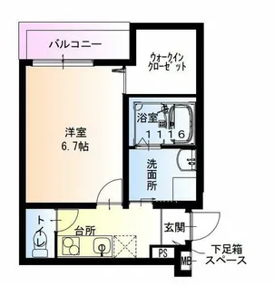 大阪府大東市野崎1丁目【アパート】の間取り