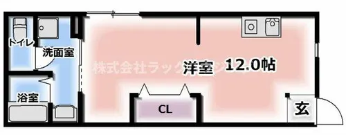 アンベリールメゾン【1階】の間取り