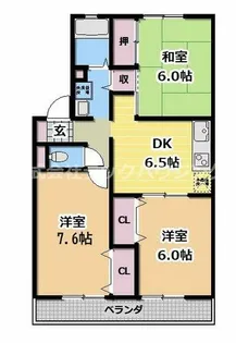 ミモザ【2階】の間取り
