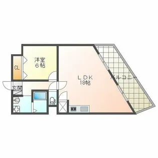 明石アーバンライフ【7階】の間取り