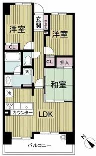 レジディア都島Ⅱ【8階】の間取り