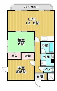 ラポール百舌鳥【3階】の間取り
