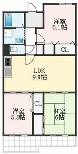 パン・リーヴル【7階】の間取り