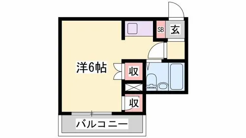 フローラル北平野【303号室】の間取り