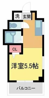 ポコアポコ甲子園口メゾン【206号室】の間取り