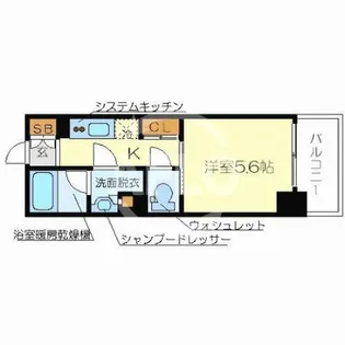 アスヴェル東本町Ⅱ【3階】の間取り