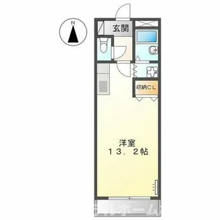 ヴィサージュ東森岡【1階】の間取り