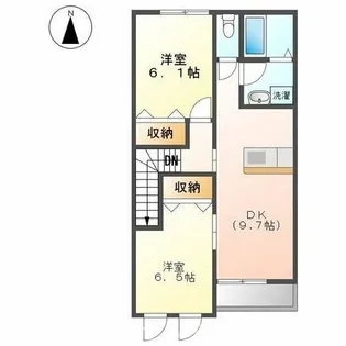 アネックス小向【2階】の間取り