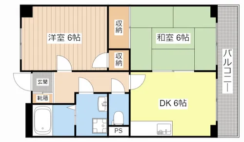 アゼリア古高【212号室】の間取り