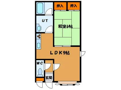 レジデンス昭和【202号室】の間取り