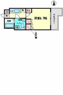 エスグランデ難波サウス【10階】の間取り