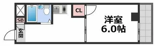 レオーネ寺田町東【5階】の間取り