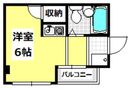 大池5番館【401号室】の間取り
