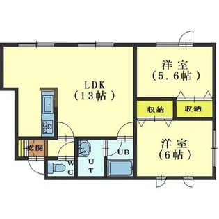カーサ日吉【102号室】の間取り