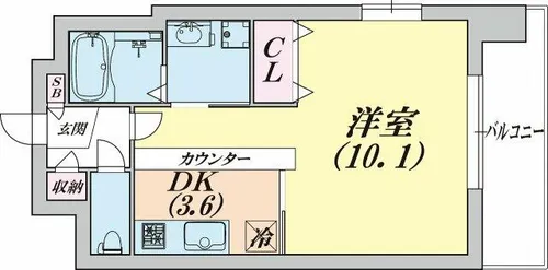 メゾンエフカミサワ【3階】の間取り