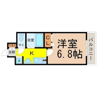 プレサンス千種駅前ネオステージ【5階】の間取り