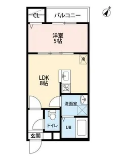カステッロ塩池【1階】の間取り
