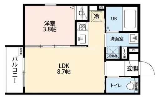 Luciente 藤が丘【3階】の間取り