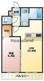 カサ・エイト【1階】の間取り