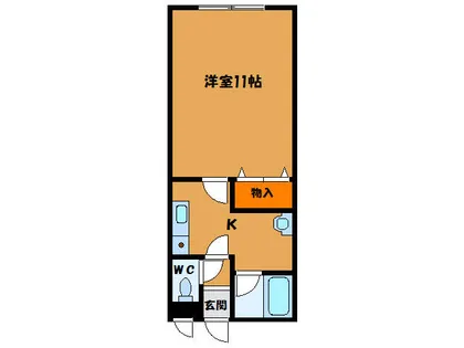 トクトラスト港【201号室】の間取り