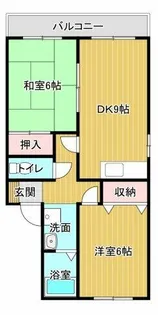 VILLA川辺Ⅰ【205号室】の間取り