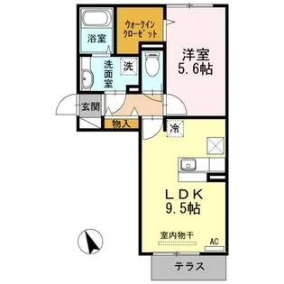 コモド カーサ【1階】の間取り