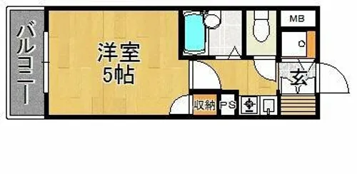 フォルム博多【7階】の間取り