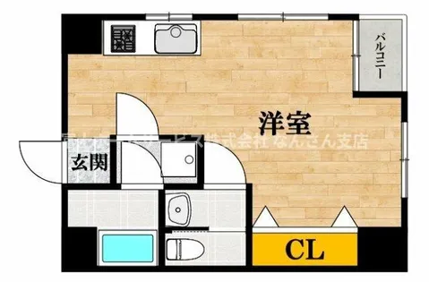 大阪府大阪市浪速区戎本町1丁目【マンション】の間取り