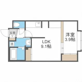 アリソンヴェール【4階】の間取り