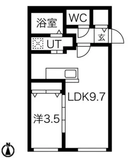 ウェルステージ宮の沢【3階】の間取り