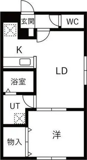 エクレア【3階】の間取り