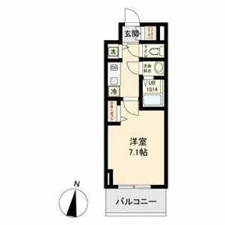 M-Luxe丸の内【6階】の間取り