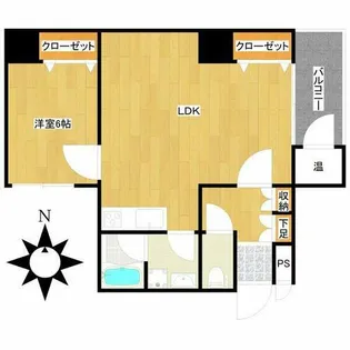 ライオンズマンション久屋公園【10階】の間取り