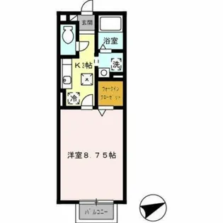セジュール碧G【1階】の間取り