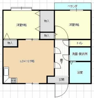 玉木マンション【302号室】の間取り