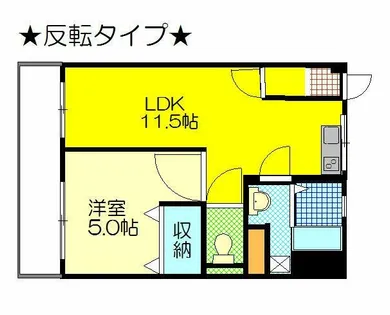 ソフィア朝霧【502号室】の間取り