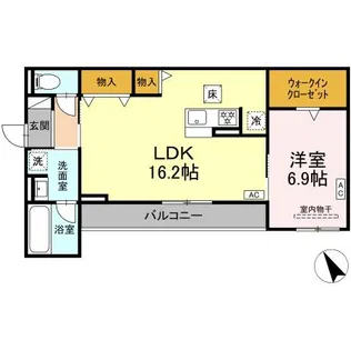 アビタシオンL【1階】の間取り