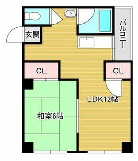 大成マンション【4階】の間取り