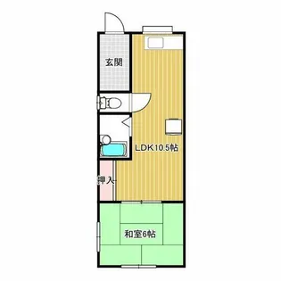 デイグラン今福【1階】の間取り