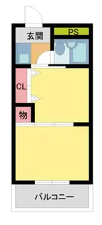 アルカディアマーユII【107号室】の間取り
